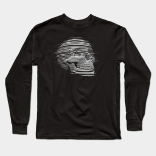 Digital Skull Cyber Long Sleeve T-Shirt